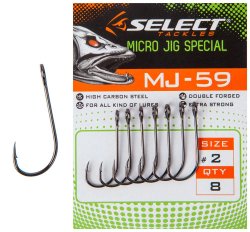 Крючки SELECT Micro Jig Special MJ-59 №10 10шт.(Китай)