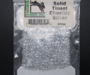 Синель HARELINE Solid Tinsel цв.silver(США)