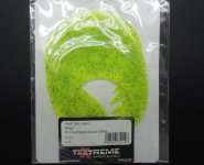 Заготовка хвоста TEXTREME Pike Tail Vinyl Mega цв.01 chartreuse/green glitter 6шт.(Италия)