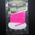Синель HENDS Krystal 1,5м 4мм цв.fluo pink CHK-04-16(Чехия)