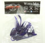 Приманка JOHNNY FISH Worm Mix 30 цв.21 20шт.(Россия)