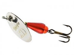 Блесна вращ. MEPPS XD Platium №1 цв.silver/red(Франция)
