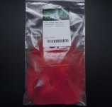 Мех песца FLYFISHER 4-6см цв.scarlett red(Россия)