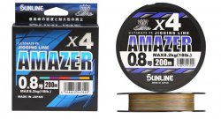 Шнур SUNLINE Salti Mate Amazer PE 4 200м р-р 2,5, 0,26мм(Япония)