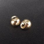 Груз Micro Jig FLY-FISHING вольфрам со смещ.отв. 2,2гр., 6,4мм цв.gold 10шт.(Китай)
