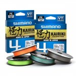 Шнур SHIMANO Kairiki 4 PE цв.multicolor 150м 0,16мм(Япония)