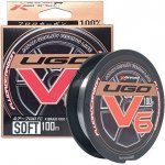 Леска YGK X-Braid UGO V6 Soft Fluorocarbon 100м р-р 2,5, 0,26мм(Япония)