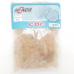 Перья CDC HENDS 1гр. цв.beige CDC-1-04(Чехия)