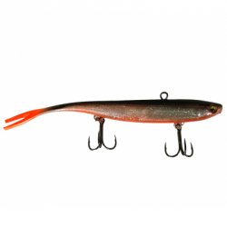Зимний слаг JIG IT Whale Tail 150мм 26гр. цв.F11 Shiny black back(Китай)