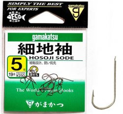 Крючки GAMAKATSU Hosoji Sode BRN №3 19шт.(Япония)