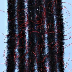 Синтетическое волокно ENRICO PUGLISI Wooly Critter Brush UV 0.50 цв.black/red(США)