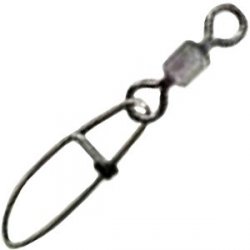 Вертлюг с застежкой KOSADAKA 3021 BN №8 6шт.(Япония)