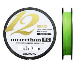 Шнур DAIWA Morethan Sensor 12 Braid +Si 150м р-р 1,5, 0,205мм(Япония)