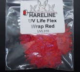 Синель HARELINE UV Life Flex Wrap цв.red(США)