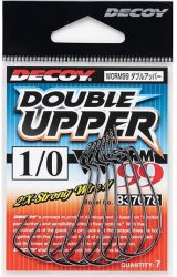 Крючки офсетные DECOY Worm 99 Double Upper №2/0 7шт.(Япония)