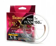 Шнур SEAGUAR PE X8 Grandmax цв.multicolor 150м р-р 3,0, 0,285мм(Япония)
