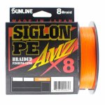 Шнур SUNLINE Siglon PE 8 AMZ цв.orange 150м р-р 0,8, 0,153мм(Япония)