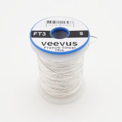 Люрекс VEEVUS oval x-small 20 м цв.silver(Дания)