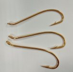 Крючки FLYFISHER KH 71590 Gold №2/0 10шт.(Корея)