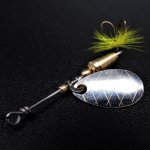 Блесна вращ. ШМАКОВКА Микроб-Е 0,8гр. цв.лат./зер.никель(Россия)