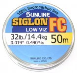 Леска SUNLINE Siglon FC 50м р-р 0,8, 0,16мм(Япония)
