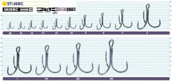 Тройник OWNER 5636 BC ST-36BC №6 8шт.(Япония)