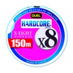 Шнур DUEL PE Hardcore X8 цв.white 150м р-р 0,8, 0,153мм(Япония)