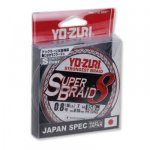 Шнур YO-ZURI PE Super Braid 8 цв.silver 150м р-р 1,0, 0,17мм(Япония)