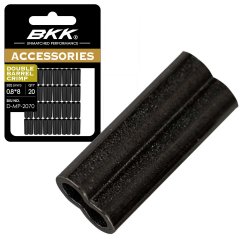 Обжимные трубочки BKK Double Barrel Crimp двойные 1,0*8мм 20шт.(Тайвань)