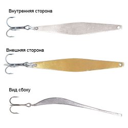 Блесна зим. LUCKY JOHN Model O 7355 цв.SG(Китай)