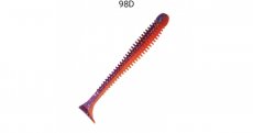 Виброхвост CRAZY FISH Vibro Worm 4'' 10см цв.98d кальмар 5шт.(Гонконг)