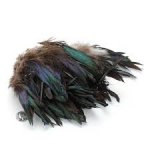 Перья петуха HARELINE Iridescent Schlappen цв.black(США)