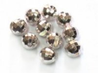 Головки вольфрам гран. с вырезом FLY-FISHING 5,5мм цв.серебро 10шт.(Россия)