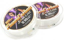 Леска SASAME Samuline Fluoro Carbon 50м 0,10мм(Япония)