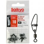 Вертлюг с застежкой SAIKYO SA-305 №10 10шт.(Япония)