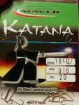 Крючки MAVER Katana 1040 №14 20шт.(Япония)