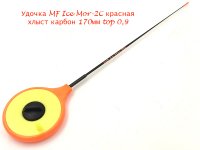 Удочка зимняя MF Ice Mor-2C красная хлыст 170мм top 0,9(Россия)