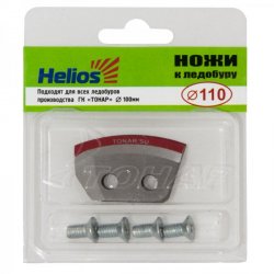 Ножи для ледобура ТОНАР/HELIOS полукруглые 110мм левое вращение NLH-110L.SL(Барнаул, Россия)