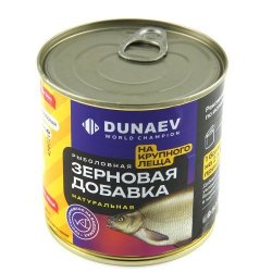Добавка DUNAEV зерновая Крупный Лещ мет/банка 400мл(Россия)