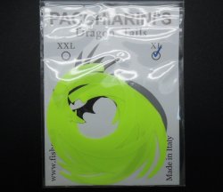 Заготовка хвоста FISHION Dragon Tails XL цв.fluo yellow 4шт.(Италия)
