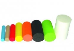 Заготовка для поппера WAPSI Foam Cylinders poppers 3/4 цв.chartreuse 4шт.(США)