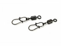 Вертлюг с застежкой HITFISH X-Patten rolling swivel with round snap №8 7шт.(Япония)