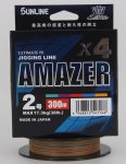 Шнур SUNLINE Salti Mate Amazer PE 4 300м р-р 2,0, 0,235мм(Япония)