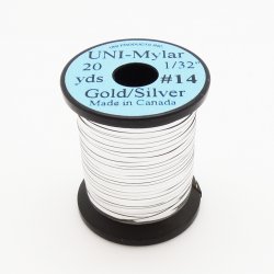 Люрекс UNI двухсторонний small №14 цв.gold/silver(Канада)