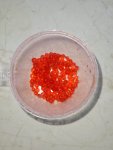 Икра ПРОФИ СНАСТИ силикон 2-4мм креветка цв.красный(Россия)