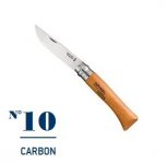 Нож OPINEL №10 карбоновая сталь, рукоять бук, лезвие 10см арт.113100(Франция)