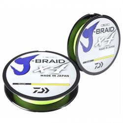 Шнур DAIWA J-Braid X4 цв.yellow 135м 0,25мм(Япония)