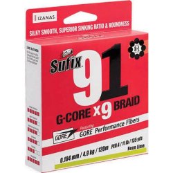 Шнур SUFIX 91 Braid 150м 0,165мм(Финляндия)