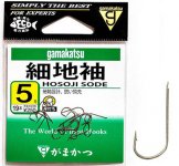 Крючки GAMAKATSU Hosoji Sode BRN №4 19шт.(Япония)