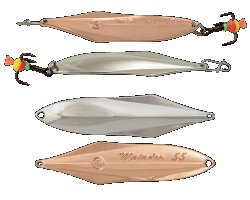 Блесна зим. ECOPRO Matador 45мм цв.S/C(Россия)